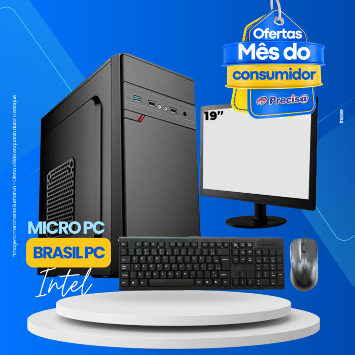 Micro PC BrazilPC, Intel I5 3470